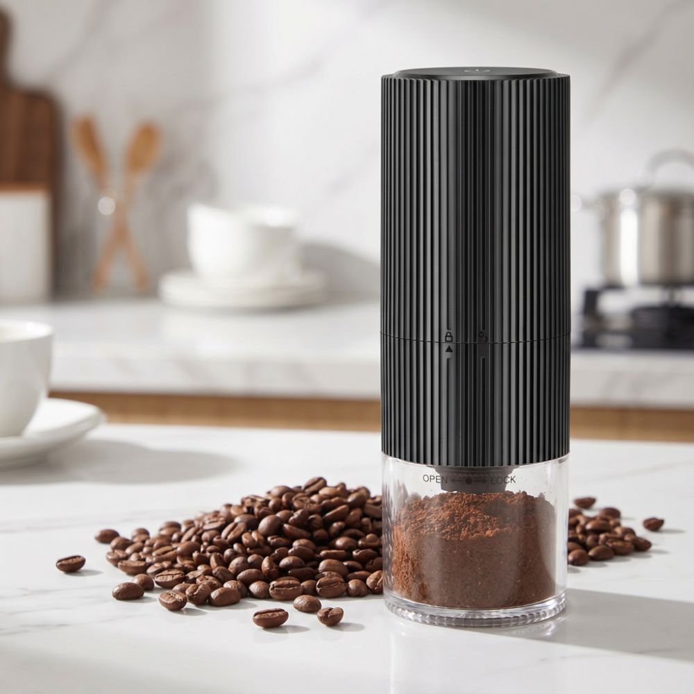Coffee Bean Grinder Electric - Moedor de Café Portátil com Padrão