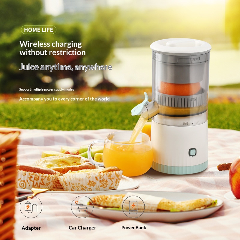 Electric Slow Juicer Cold Press - Espremedor Elétrico Portátil Sem Fio USB