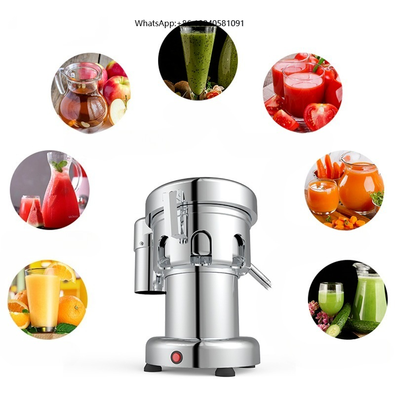 Electric Slow Juicer Cold Press - Máquina Extratora de Suco Automática Elétrica