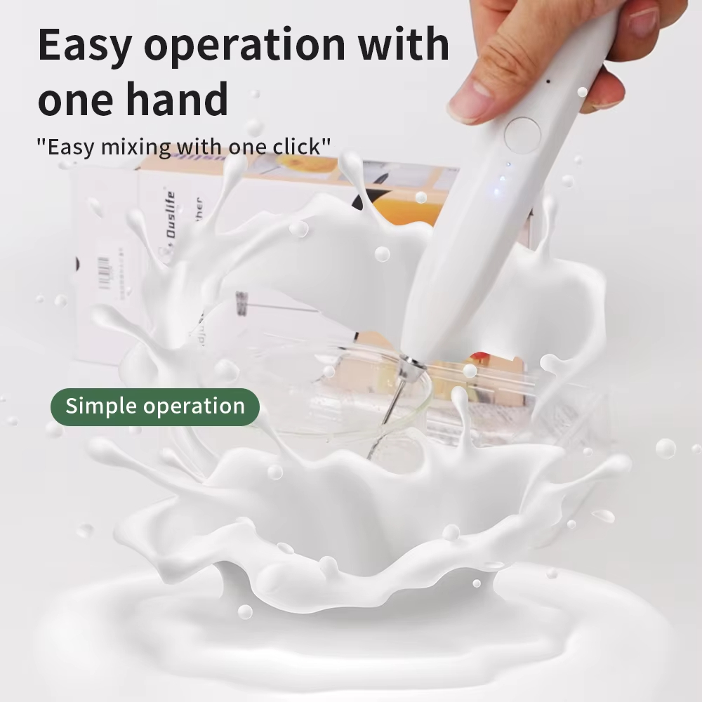 Espumador de leite elétrico, u - Electric Milk Frother Handheld avaliação e preço