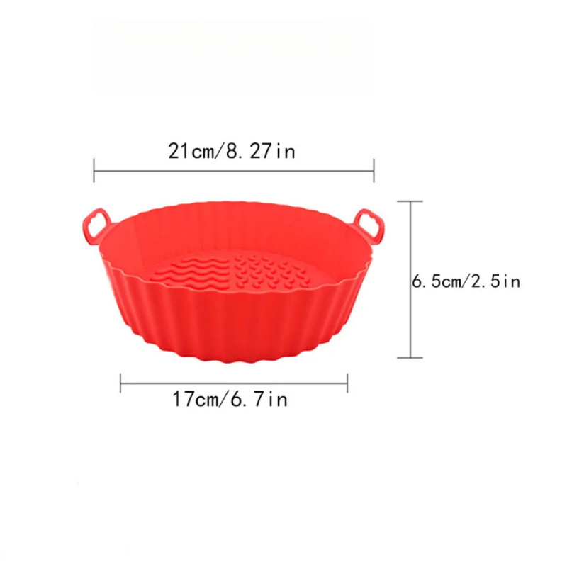 Forros de silicone para fritad - Air Fryer Silicone Pot Liner avaliação e preço